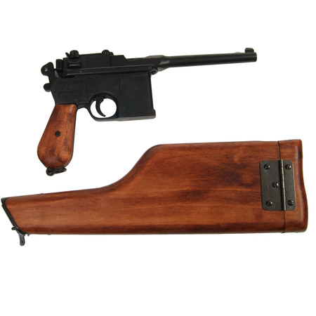 Mauser C96 with wooden stock-holster - non-firing replica