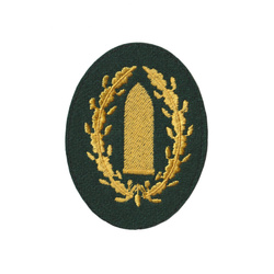 Heer patch - Big caliber anti-tank gunner, dark green - replica