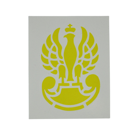 Water decal - Eagle of the 2nd Polish Corps, yellow