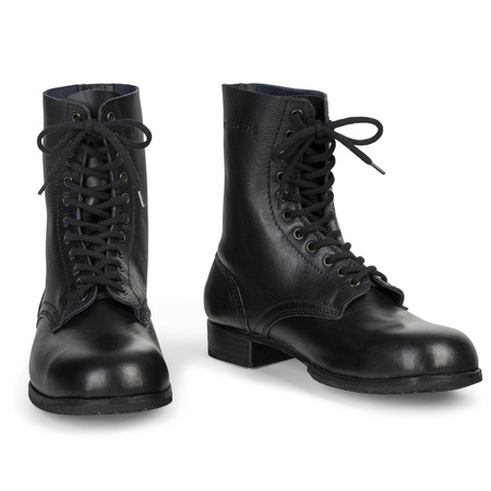 Panzerstiefel - German tanker ankle boots - repro - blackened