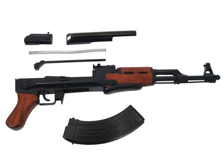 AK-47 assault rifle - folding stock - model gun