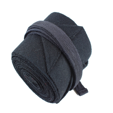Soviet black wool puttees - repro