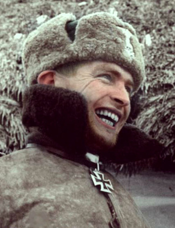 WH/SS Pelzmütze  M42 winter fur cap - repro