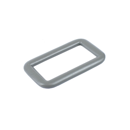 Aluminiowa ramka spłaszczona typu D-ring, szary mat - replika