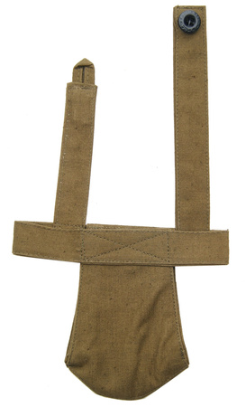 Ersatz shovel carrier made of tent canvas - repro