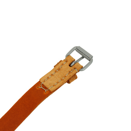 Equipment strap (mess tin), brown, steel fittings - replica