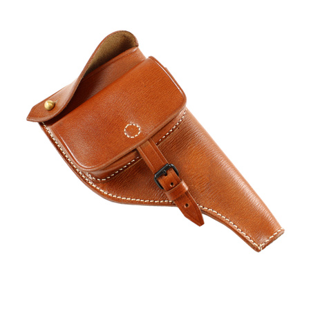 Holster Revolvertasche M91, brown leather - repro
