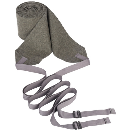 Feldgrau Wickelgamaschen - field-grey puttees with fittings - repro