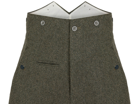 Feldhose M15 feldgrau, spodnie mundurowe - replika