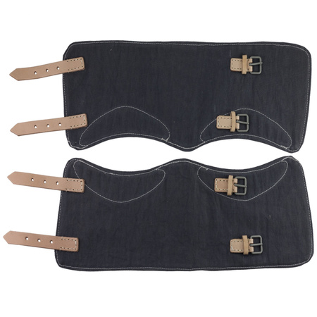 Opinacze niemieckie LW, późno wojenne, niebarwione skórki - replika