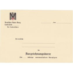 Auszeichnungsborte Deutches Rotes Kreuz - repro, unfilled