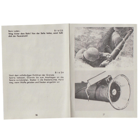 Panzernahkampf Waffen Panzerschreck manual - repro