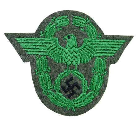 Adler Schutzpolizei na rękaw, zielony
