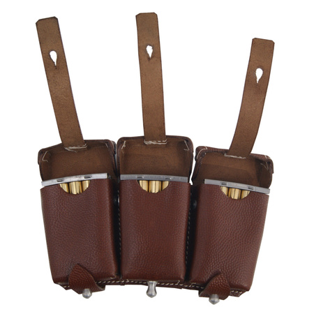 WH/LW 98k ammo pouch - brown - repro