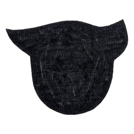 LW pilot patch - blue grey wool - repro