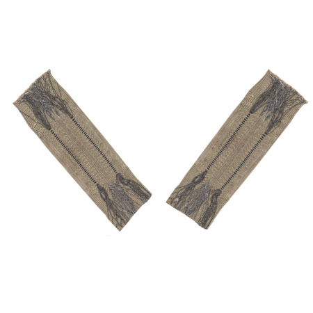 M38 Kragenspiegel - late-war unified WH collar tabs - grey - repro