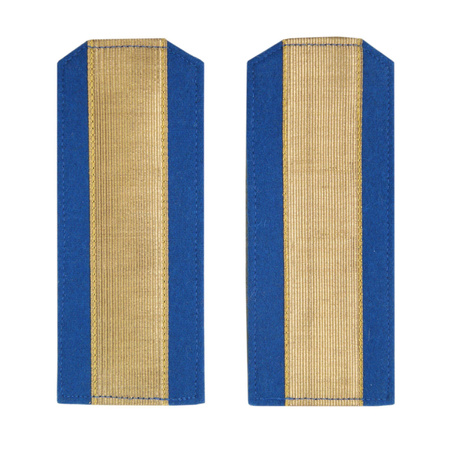 RIA Service officer cadet shouder straps - blue - repro