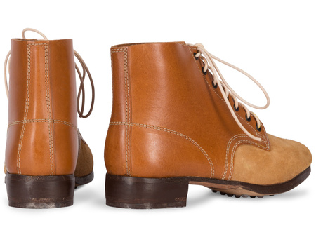 Schnurschuhe M43 - WH German ankle boots - light brown - repro