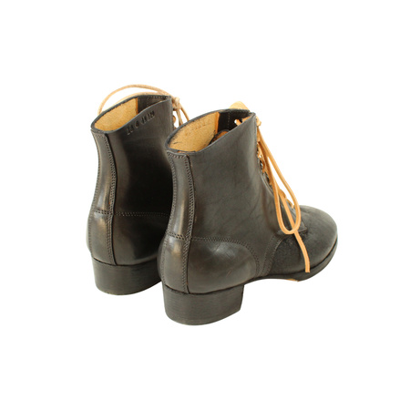 German ankle boots Schnurschuhe M43, blackened - Fredericci