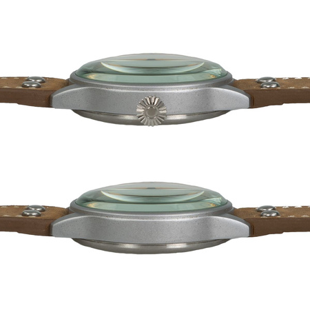Niemiecki wojskowy zegarek Luftwaffe Aviator Service Watch, brązowy - replika Ailager®