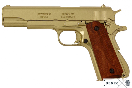 Denix 5312, replika Colt M1911A1 - złoty