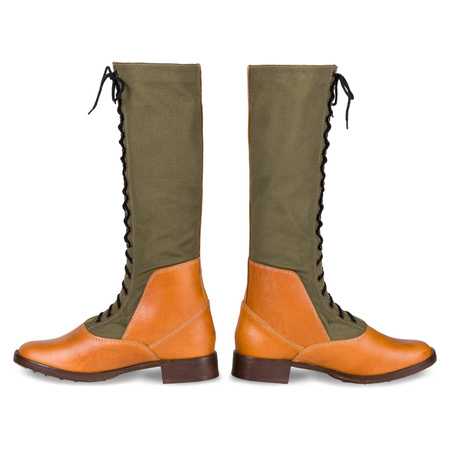Tropenstiefel, WH DAK tropical high boots, late war type - repro