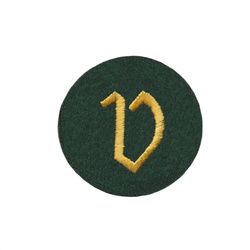 Heer patch - Administrative staff, dark green - replica
