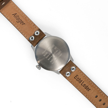 Niemiecki wojskowy zegarek Luftwaffe Aviator Service Watch, brązowy - replika Ailager®