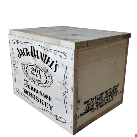 Drewniana skrzynka Jack Daniels - replika
