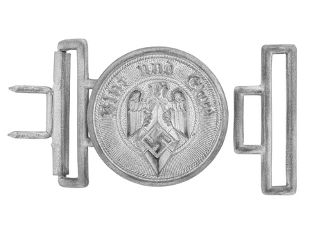 Hitlerjugend Koppelschloss - belt buckle for sewn - aluminium - repro