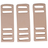 Reinforcement slides for straps of Gasmask can - natural, pebbled