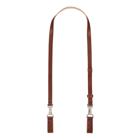 Cross strap for paramilitary / officers belt - brownrepro