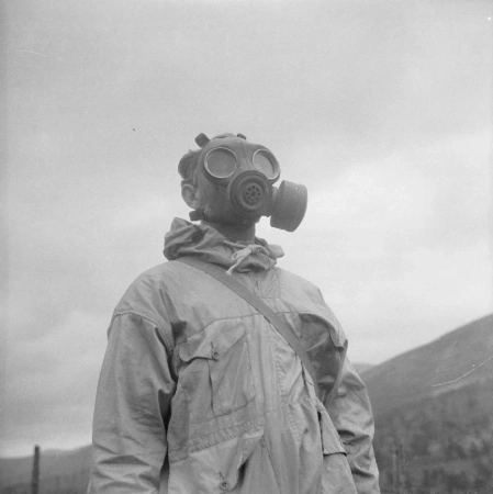 British M44 No.4 Mk 2 gas mask - surplus