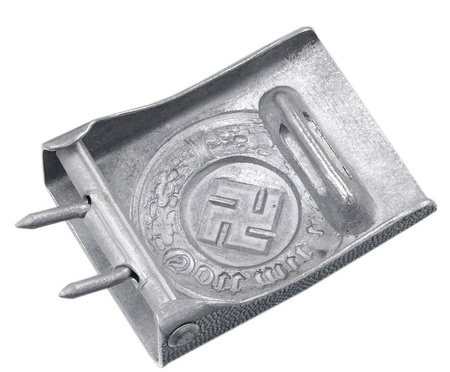 Polizei Koppelscholss - pre-1945 German police belt buckle - aluminium - repro