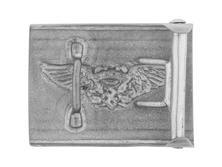 Luftschutz Koppelschloss - aluminum belt buckle - repro