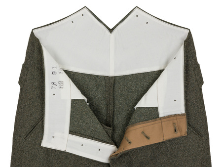 Feldhose M15 feldgrau, spodnie mundurowe - replika