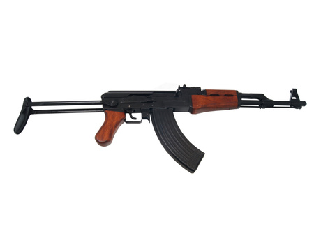 AK-47 assault rifle - folding stock - model gun