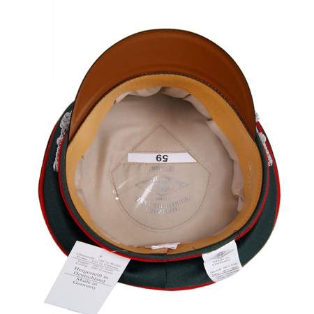 EREL Schirmmütze WH Artillery - gabardine - red piping - repro