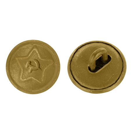 M1941 RKKA uniform button - khaki - surplus