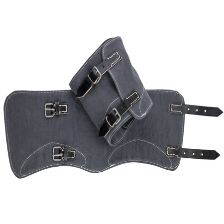 Opinacze niemieckie LW, późno wojenne, czarne skórki - replika