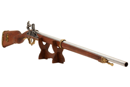 FLINTLOCK RIFLE, FRANCE 1807 non-firing replica - repro