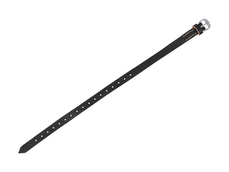 WH/SS equipment strap - black leather - repro