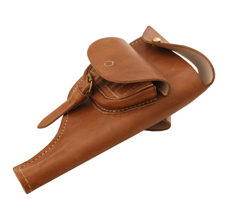 Revolvertasche M91 - brown leather - repro