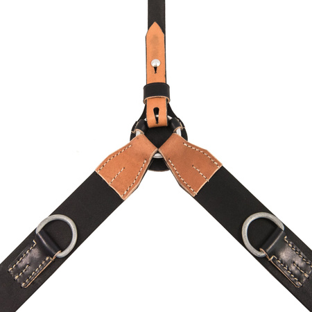 German leather Y-straps early war type - Fredericci