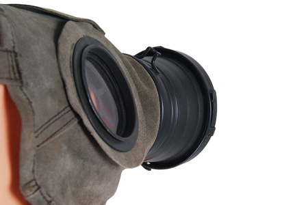 M1917 leather gas mask - repro