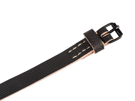 WH/SS Canteen strap - pebbled leather - repro by Nestof®