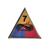 Patch of 7th US Armored Division - repro