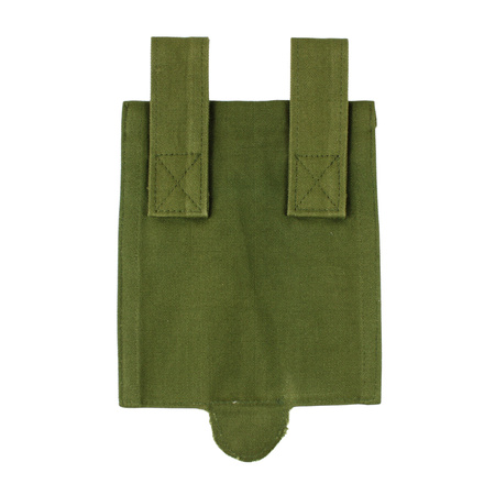 RKKA canvas shovel carrier, olive - button fastening