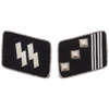 SS collar tabs - Hauptsturmführer - repro