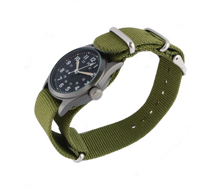 US Army Service Watch, Vietnam, green strap - Ailager® replica